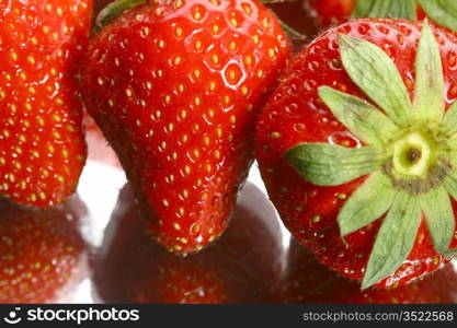 strawberry isolated on white background