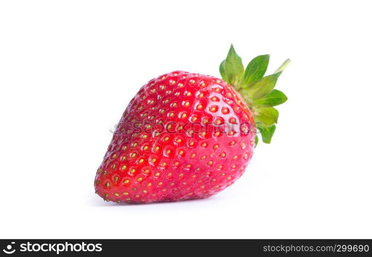 Strawberry isolated on white background. Clipping Path