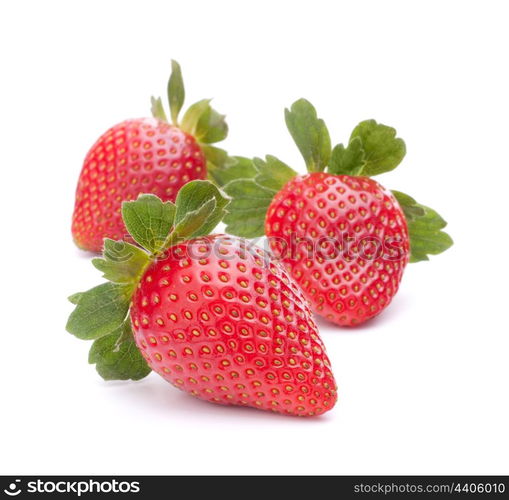 Strawberry isolated on white background cutout