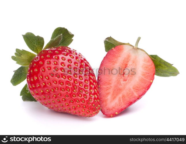 Strawberry isolated on white background cutout