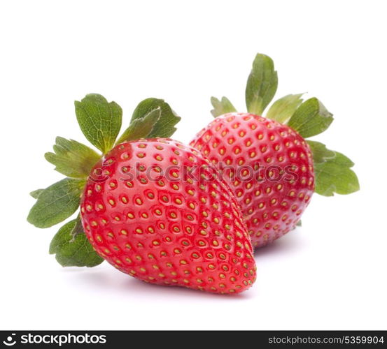 Strawberry isolated on white background cutout