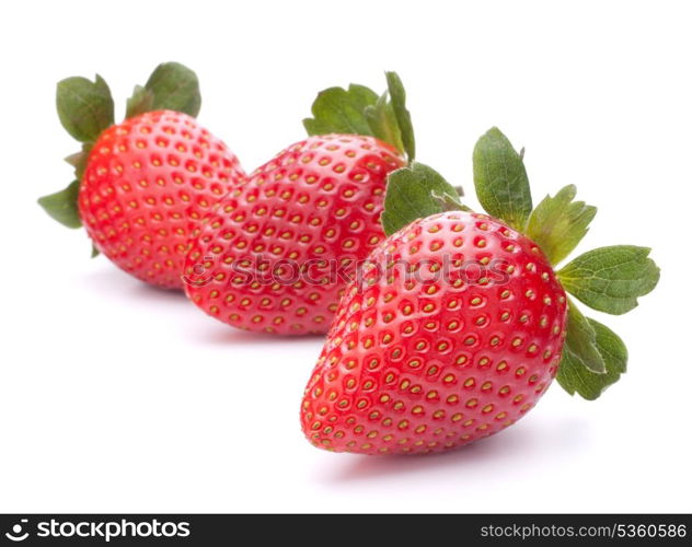 Strawberry isolated on white background cutout