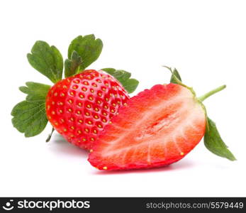 Strawberry isolated on white background cutout