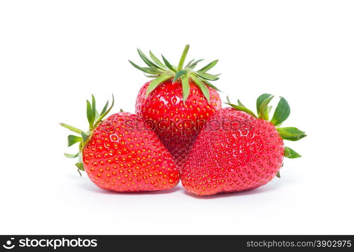 strawberry isolated over white