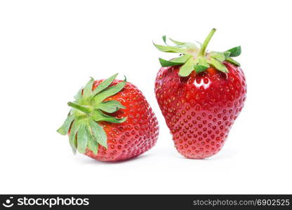 strawberry isolated over white