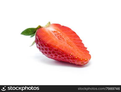 strawberry isolated over white