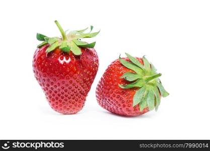 strawberry isolated over white