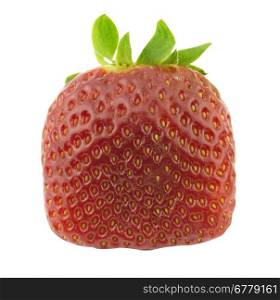 Strawberry isolated over white background (with clipping work path). Strawberry