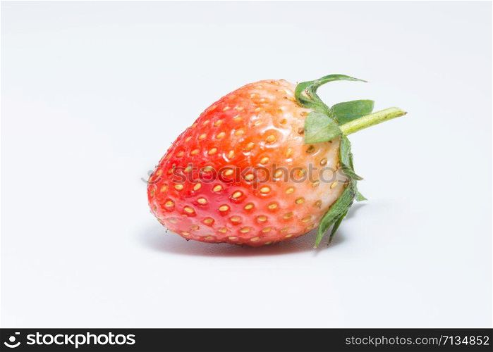 Strawberry White Background