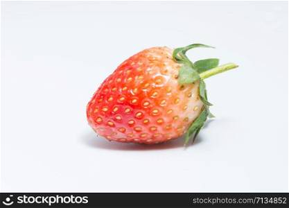 Strawberry White Background