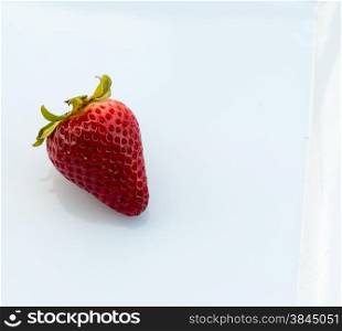 Strawberry With Copyspace Representing Blank Strawberries And Fruity