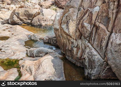 Stream in the tropical jungles of South East Asia