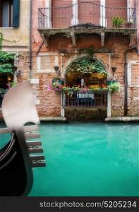 Street cafe in Venice Italy