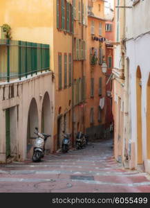 Street in the old town of Nice