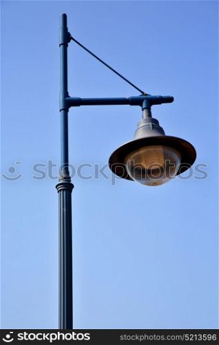 street lamp and a bulb in the sky arrecife teguise lanzarote spain