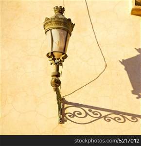 street lamp in morocco africa old lantern the outdoors and decoration