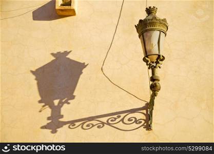 street lamp in morocco africa old lantern the outdoors and decoration