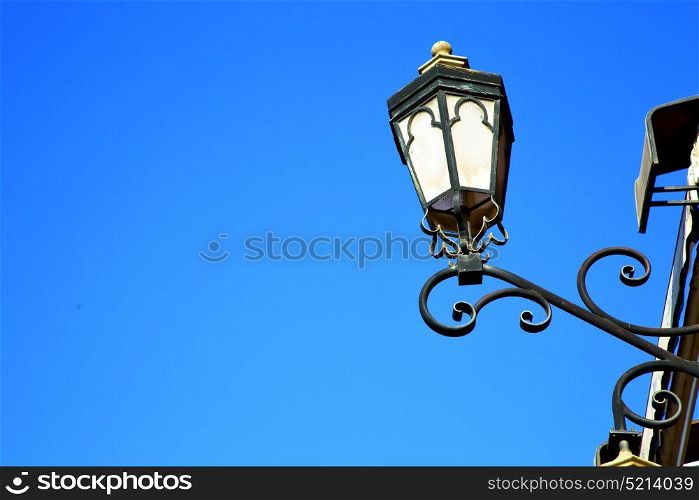 street lamp in morocco africa old lantern the outdoors and sky