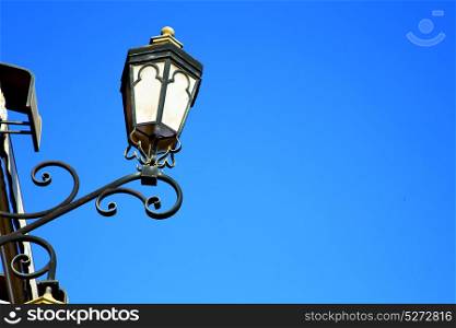 street lamp in morocco africa old lantern the outdoors and sky