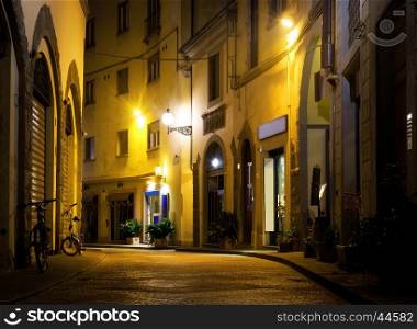 Street of Florence in the Evening, Italy