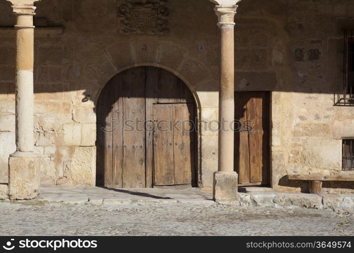 Street of Pedraza, Segovia, Castilla y Leon, Spain