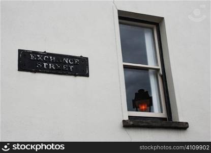 Street sign, Exchange Street, Cork, Ireland