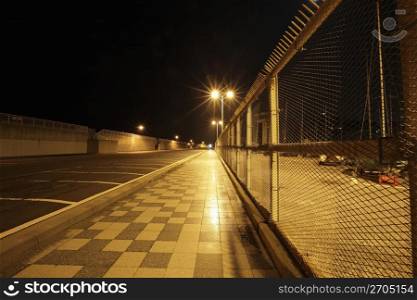 Street view at night