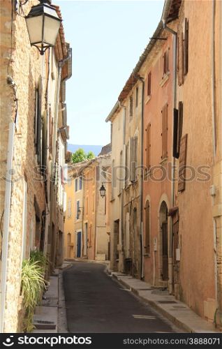 Street view of the Village of Bedoin, France