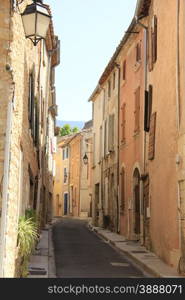 Street view of the Village of Bedoin, France