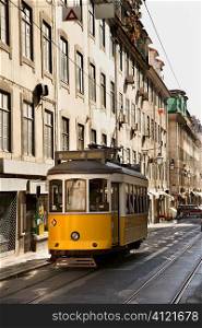 Streetcar in the City of Lisbon