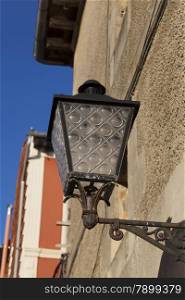 Streetlamp in Plentzia, Bizkaia, Basque Country, Spain