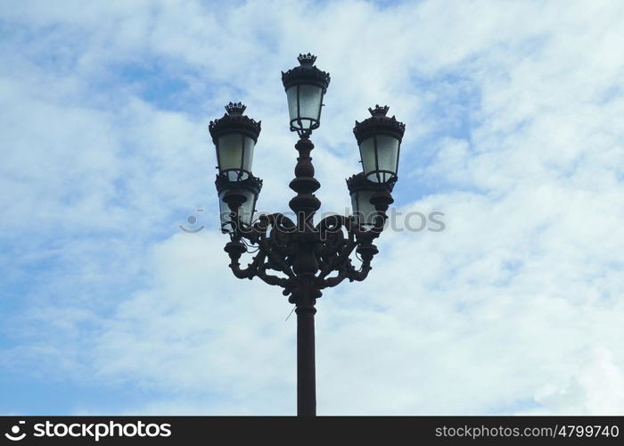 streetlight in the city