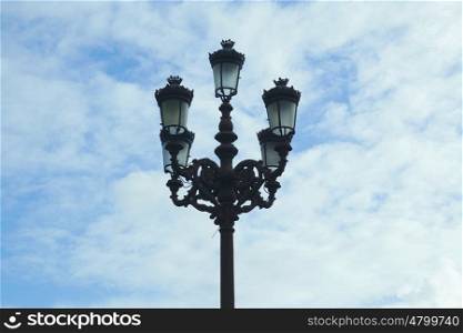 streetlight in the city