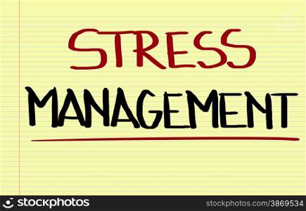 Stress Menagement Concept