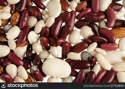 String bean. A bean food stuffs it is isolated on a white background