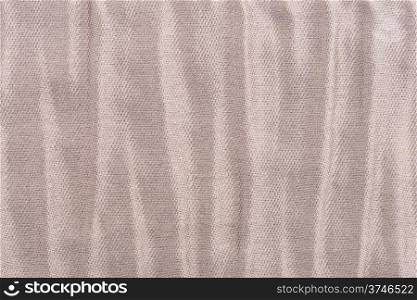 Striped creased violet cloth material fragment
