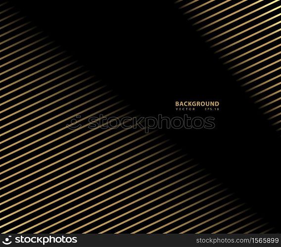Striped gold texture, Abstract warped Diagonal Striped Background, waved lines texture. Brand new style for your business design, vector template for your ideas