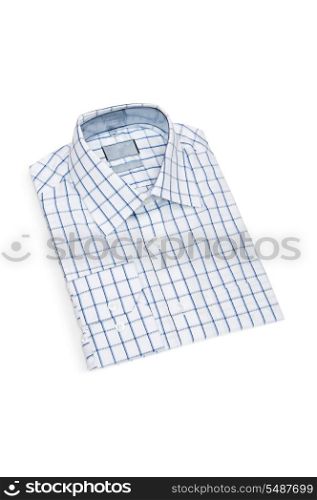 Striped shirt isolated on the white background