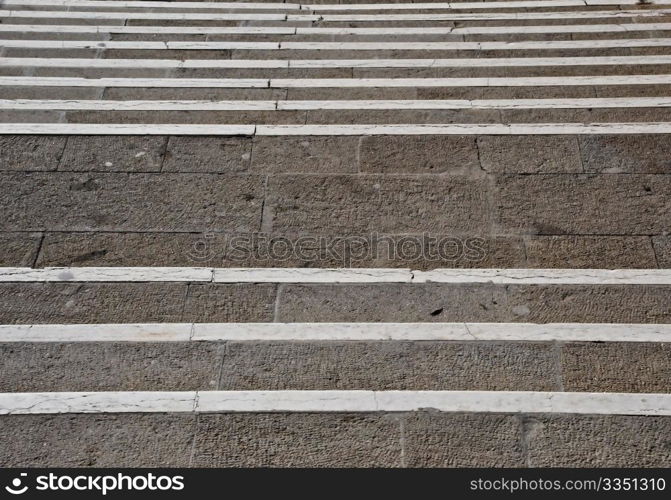 Striped steps