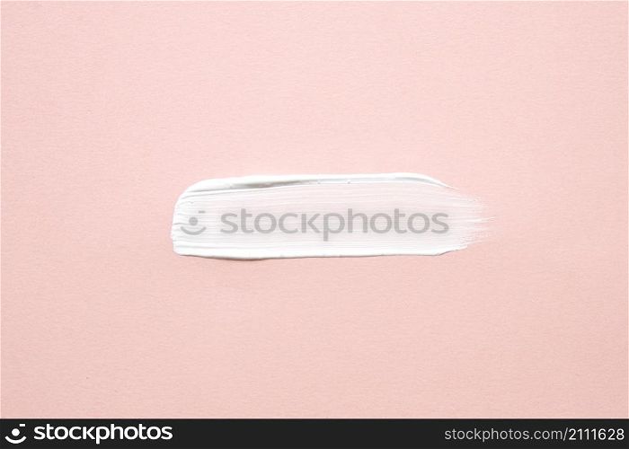 stroke white paint pink