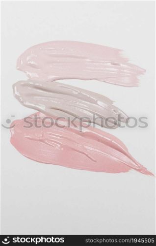 strokes pastel colors lipstick. High resolution photo. strokes pastel colors lipstick. High quality photo