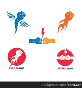strong hand icon vector illustration design