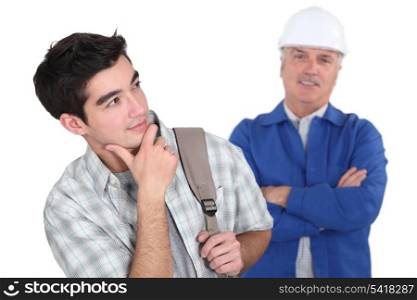 student and plumber