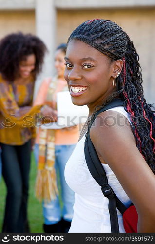 Student Heading to Class