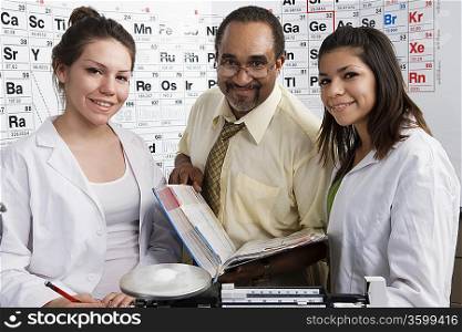 Students and Teacher in Science Class