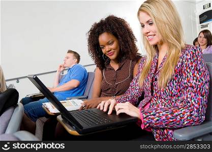 Students Using Laptop During Class