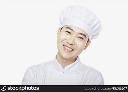 Studio Portrait of Chef, head and shoulders