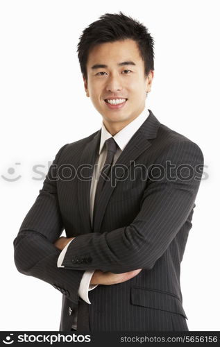 Studio Portrait Of Chinese Businessman