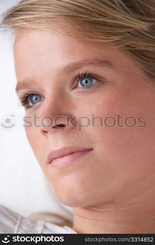 Studio Portrait Of Teenage Girl