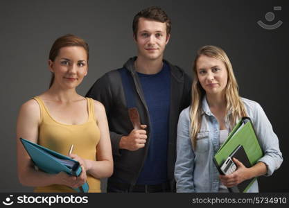 Studio Portrait Of Three University Students